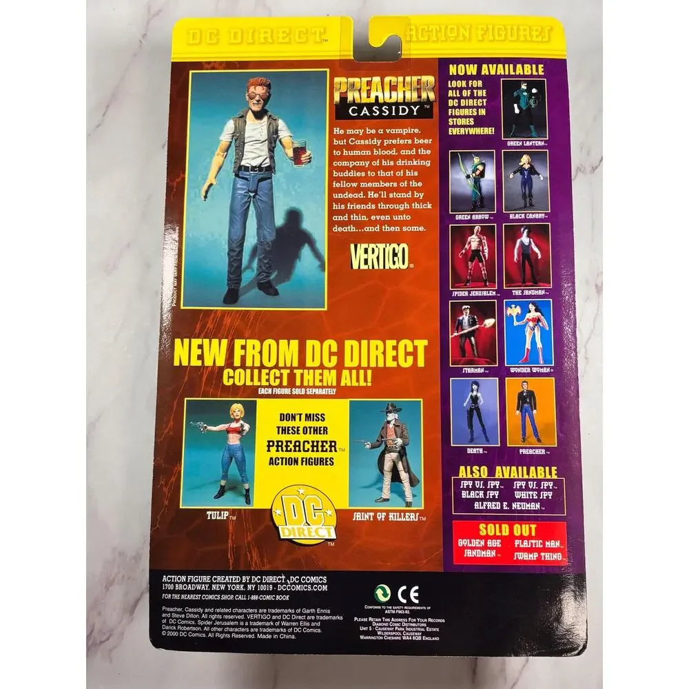 Vertigo Preacher Cassidy DC Direct Poseable Action Figure Vampire 6